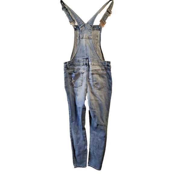 Blue Spice Distressed denim overalls Size 7 - Picture 2 of 16